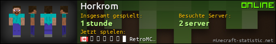 Benutzerleisten 560x90 für Horkrom