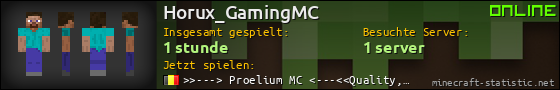 Benutzerleisten 560x90 für Horux_GamingMC