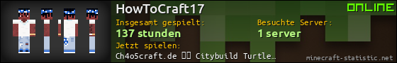 Benutzerleisten 560x90 für HowToCraft17