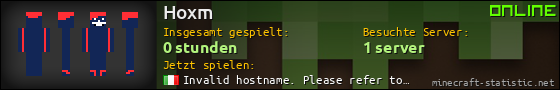 Benutzerleisten 560x90 für Hoxm