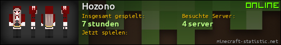 Benutzerleisten 560x90 für Hozono