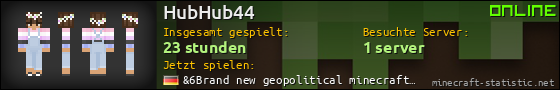 Benutzerleisten 560x90 für HubHub44
