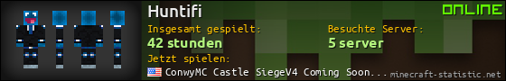 Benutzerleisten 560x90 für Huntifi