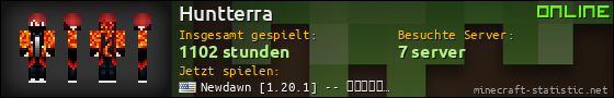 Benutzerleisten 560x90 für Huntterra