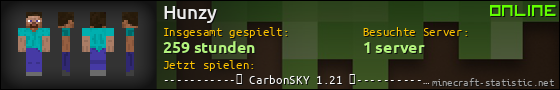 Benutzerleisten 560x90 für Hunzy