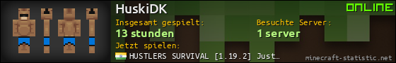 Benutzerleisten 560x90 für HuskiDK