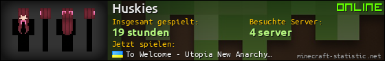 Benutzerleisten 560x90 für Huskies