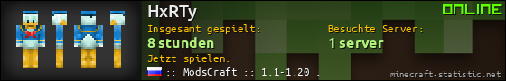 Benutzerleisten 560x90 für HxRTy
