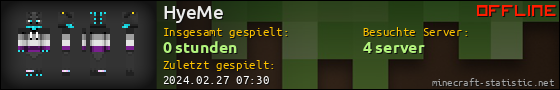 Benutzerleisten 560x90 für HyeMe