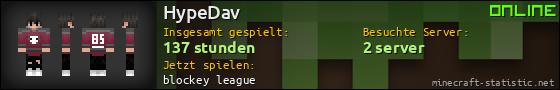 Benutzerleisten 560x90 für HypeDav