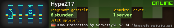 Benutzerleisten 560x90 für HypeZ17