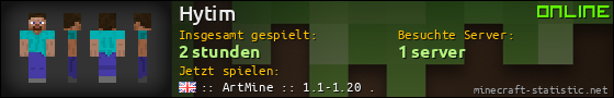 Benutzerleisten 560x90 für Hytim