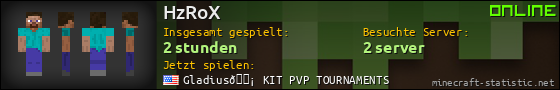 Benutzerleisten 560x90 für HzRoX