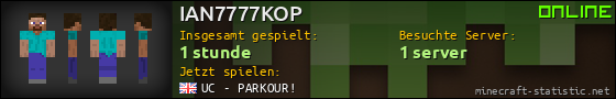 Benutzerleisten 560x90 für IAN7777KOP