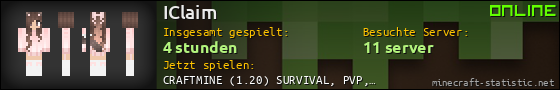 Benutzerleisten 560x90 für IClaim