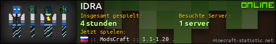 Benutzerleisten 560x90 für IDRA