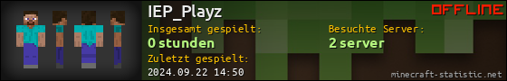 Benutzerleisten 560x90 für IEP_Playz