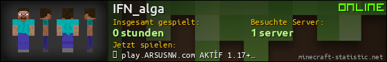 Benutzerleisten 560x90 für IFN_alga