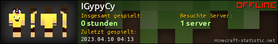 Benutzerleisten 560x90 für IGypyCy