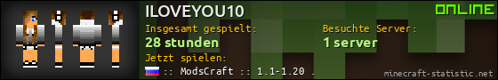 Benutzerleisten 560x90 für ILOVEYOU10