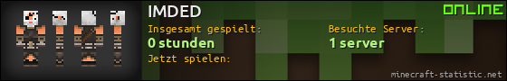 Benutzerleisten 560x90 für IMDED