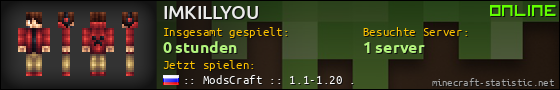 Benutzerleisten 560x90 für IMKILLYOU