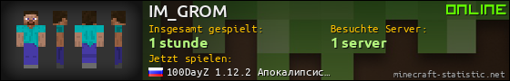 Benutzerleisten 560x90 für IM_GROM