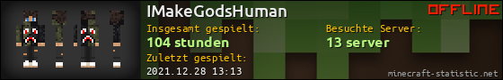 Benutzerleisten 560x90 für IMakeGodsHuman