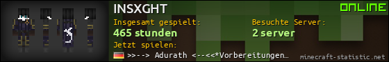 Benutzerleisten 560x90 für INSXGHT