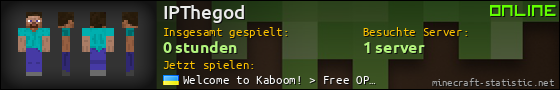 Benutzerleisten 560x90 für IPThegod