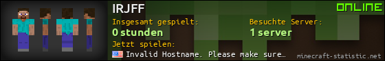 Benutzerleisten 560x90 für IRJFF