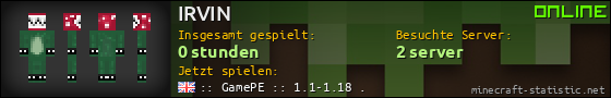 Benutzerleisten 560x90 für IRVIN