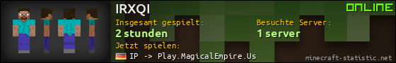 Benutzerleisten 560x90 für IRXQI