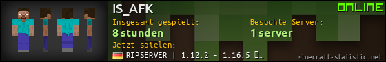 Benutzerleisten 560x90 für IS_AFK