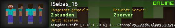 Benutzerleisten 560x90 für ISebas_16