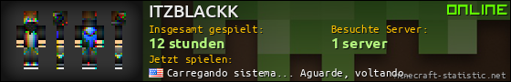 Benutzerleisten 560x90 für ITZBLACKK