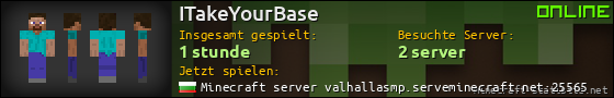 Benutzerleisten 560x90 für ITakeYourBase