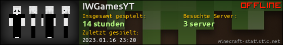 Benutzerleisten 560x90 für IWGamesYT