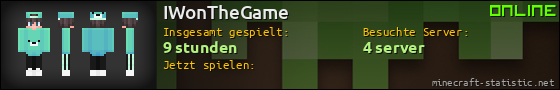 Benutzerleisten 560x90 für IWonTheGame