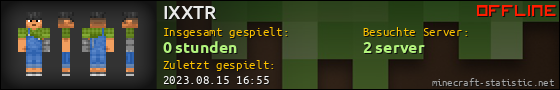 Benutzerleisten 560x90 für IXXTR