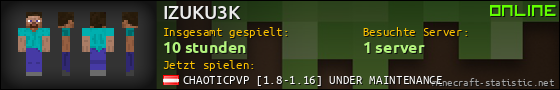 Benutzerleisten 560x90 für IZUKU3K