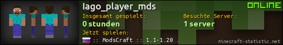 Benutzerleisten 560x90 für Iago_player_mds