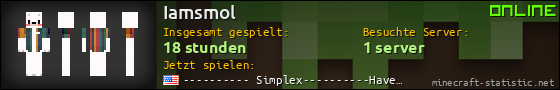 Benutzerleisten 560x90 für Iamsmol
