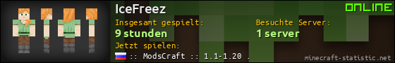 Benutzerleisten 560x90 für IceFreez