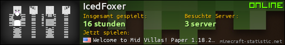 Benutzerleisten 560x90 für IcedFoxer