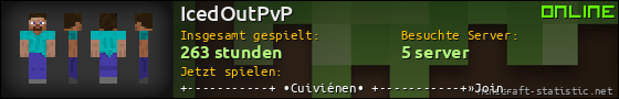 Benutzerleisten 560x90 für IcedOutPvP