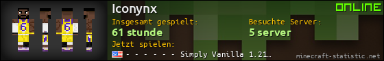 Benutzerleisten 560x90 für Iconynx