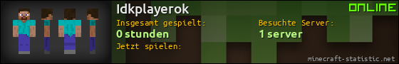 Benutzerleisten 560x90 für Idkplayerok