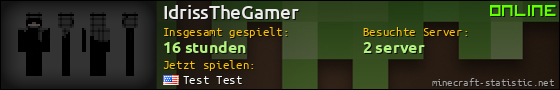 Benutzerleisten 560x90 für IdrissTheGamer