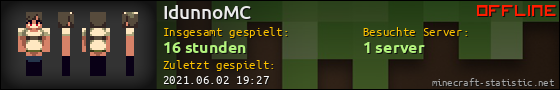 Benutzerleisten 560x90 für IdunnoMC